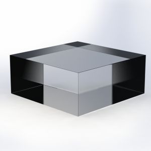 Acrylic Block 3" x 3" x 1-1/2" thick